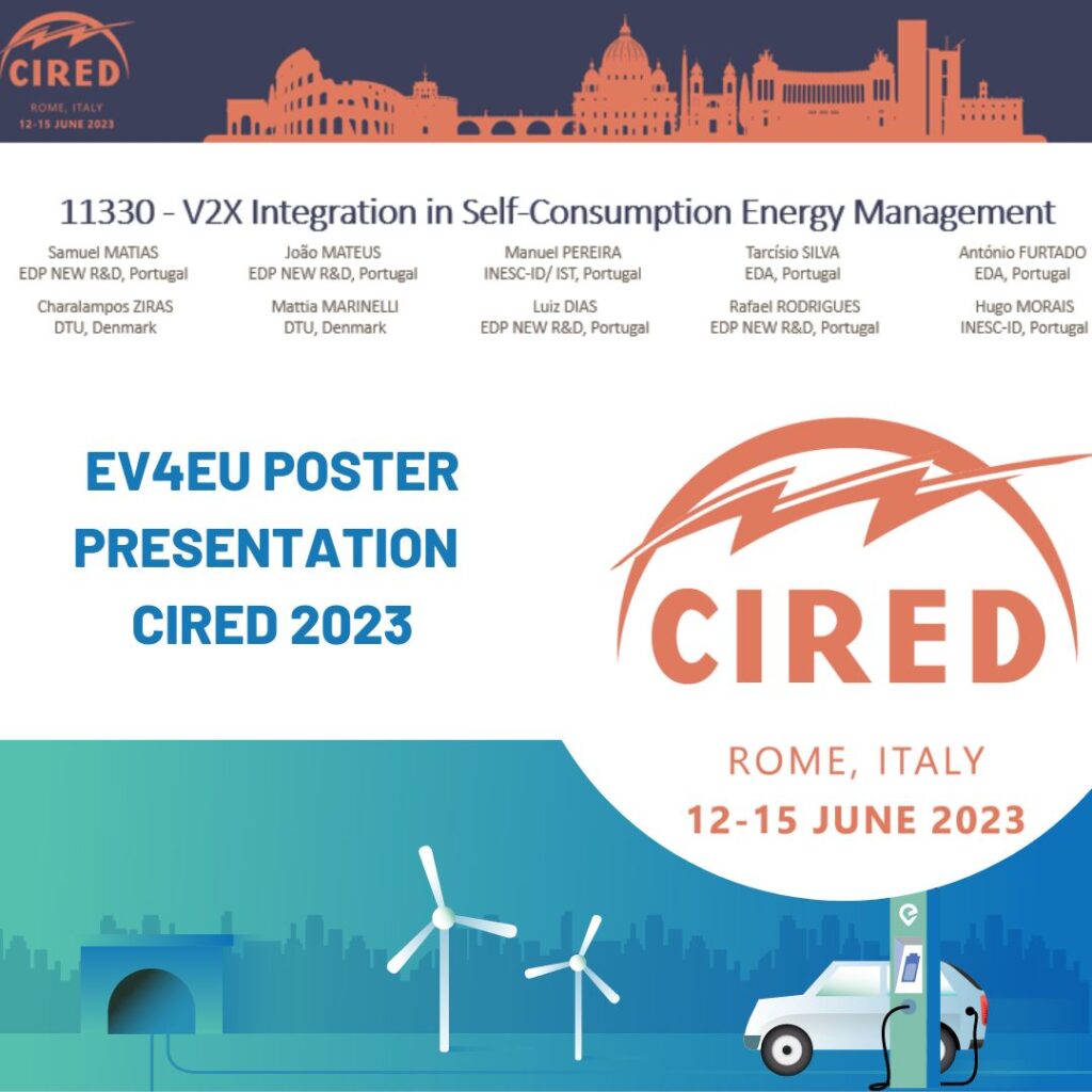 EV4EU at CIRED (International Conference & Exhibition on Electricity Distribution) 2023