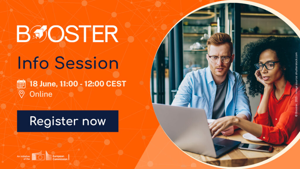 Join EV4EU in the next Booster info session on June 18th (11-12 CEST) for an overview of Booster’s free-of-charge, expert-led and personalised services.